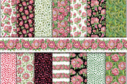 Protea seamless digital paper, a Pattern Graphic by Artmanata (Thumbnail 2 of 11)