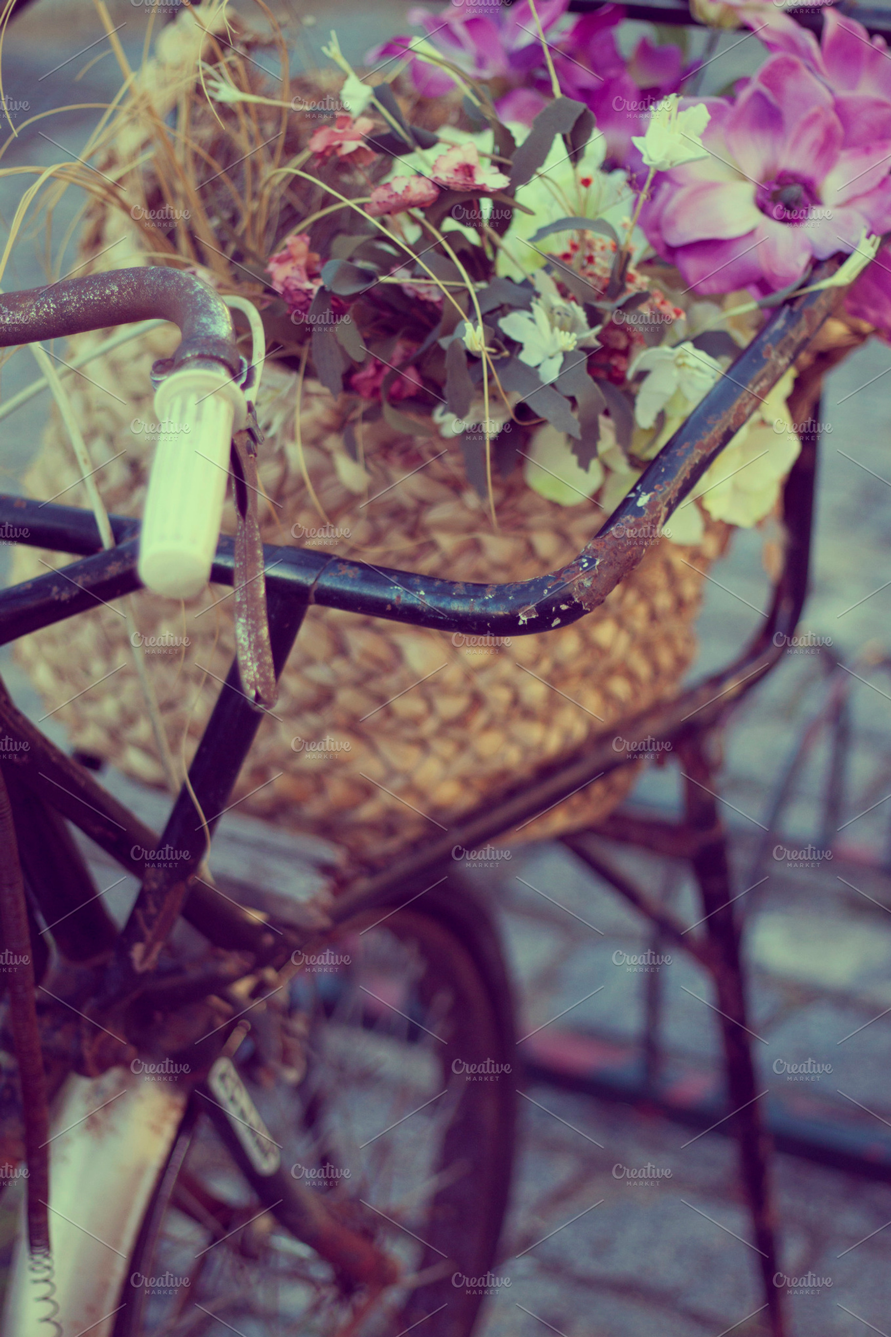 Bike with flowers