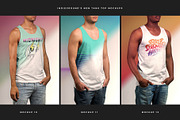 Men Tank Top Mockups, a Shirt Mockup by Indieground Design Inc. (Thumbnail 5 of 5)