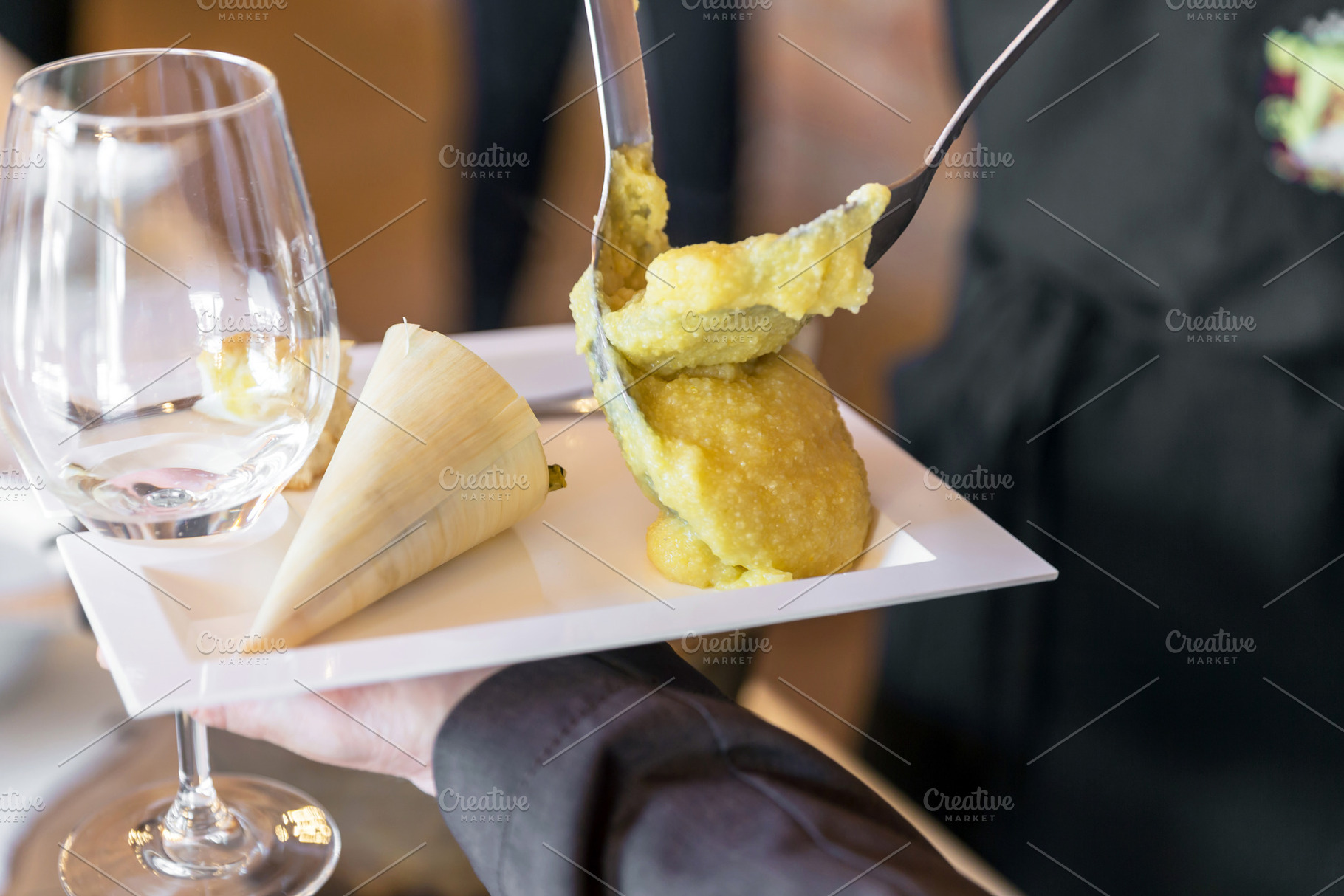 Polenta, a Food & Drink Photo by KYNA STUDIO