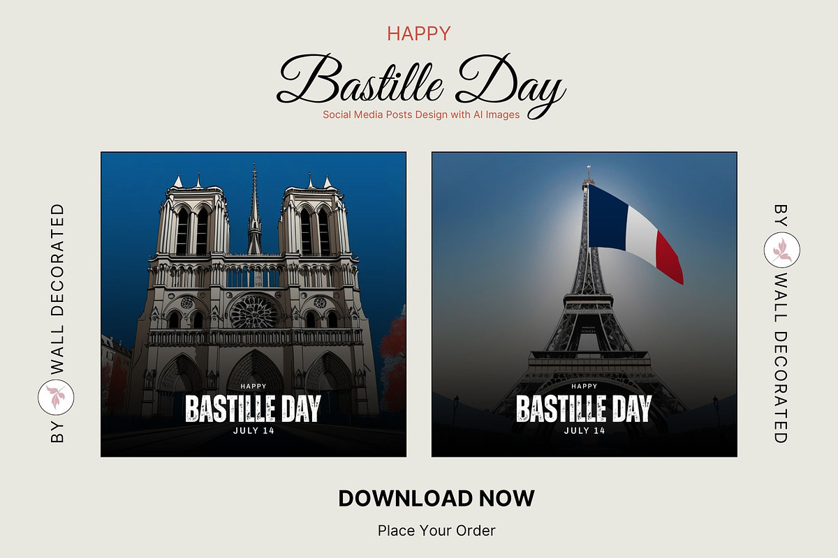 20 Bastille Day Images Wallpapers, a Print Template by Walldecorated (Photo 10 of 10)