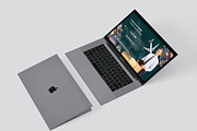 Laptop Business Card - Logistics, a Business Card Template by TheFeture (Thumbnail 1 of 5)