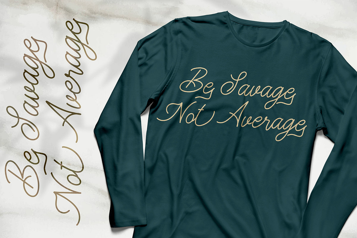 The Gallery - Monoline Script Font preview 3