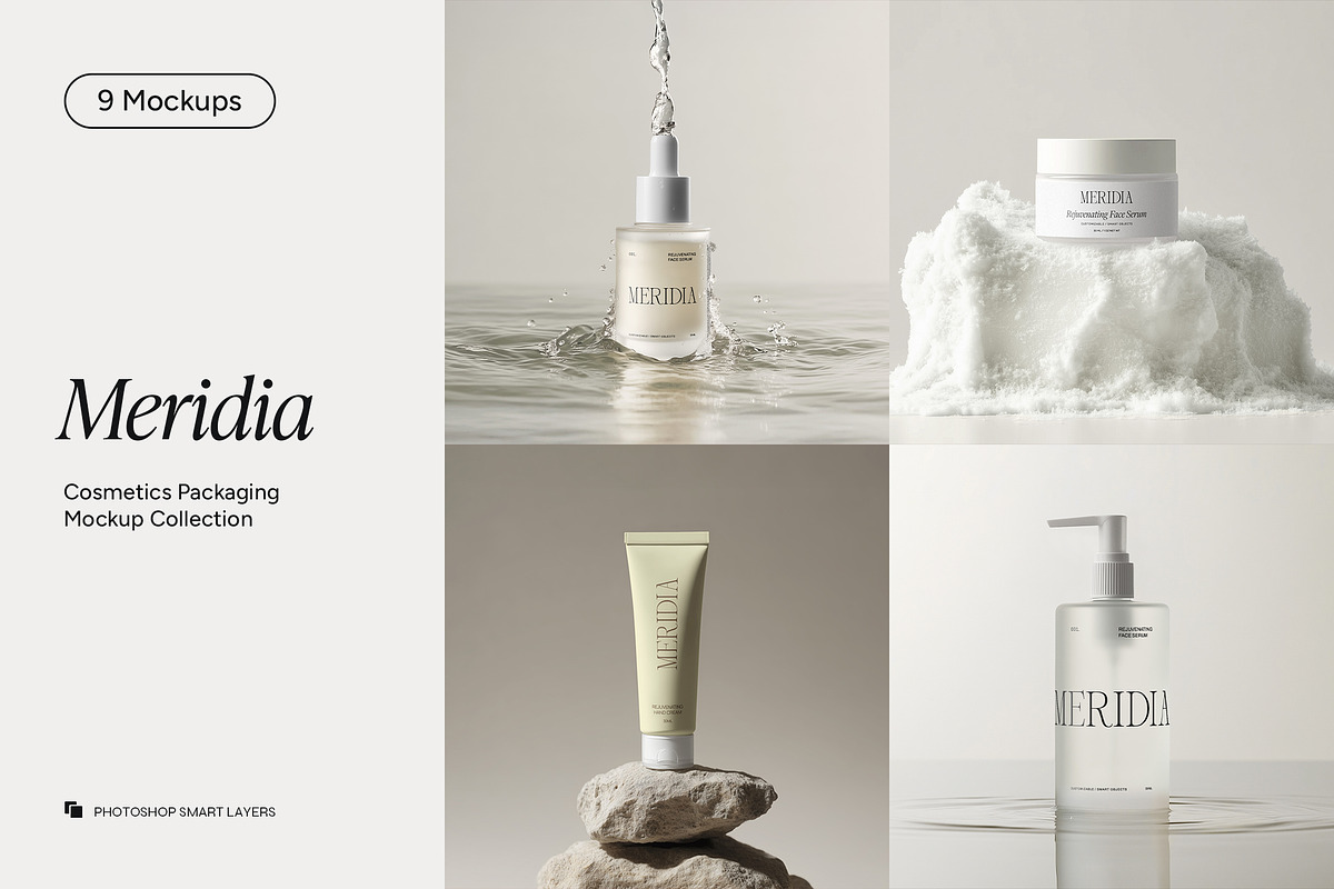 Cosmetics Packaging Mockup Bundle, a Packaging Mockup by Wildfield Studio (Photo 1 of 9)