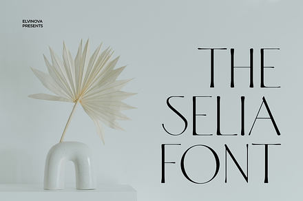 Selia Organic Font