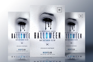 Minimalist Halloween Flyer v1, a Flyer Template by Rome B Creation
