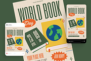 World Book Day Flyer Set, a Flyer Template by Annora Studio (Thumbnail 2 of 6)
