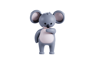 3D Pack Cute Animal Koala