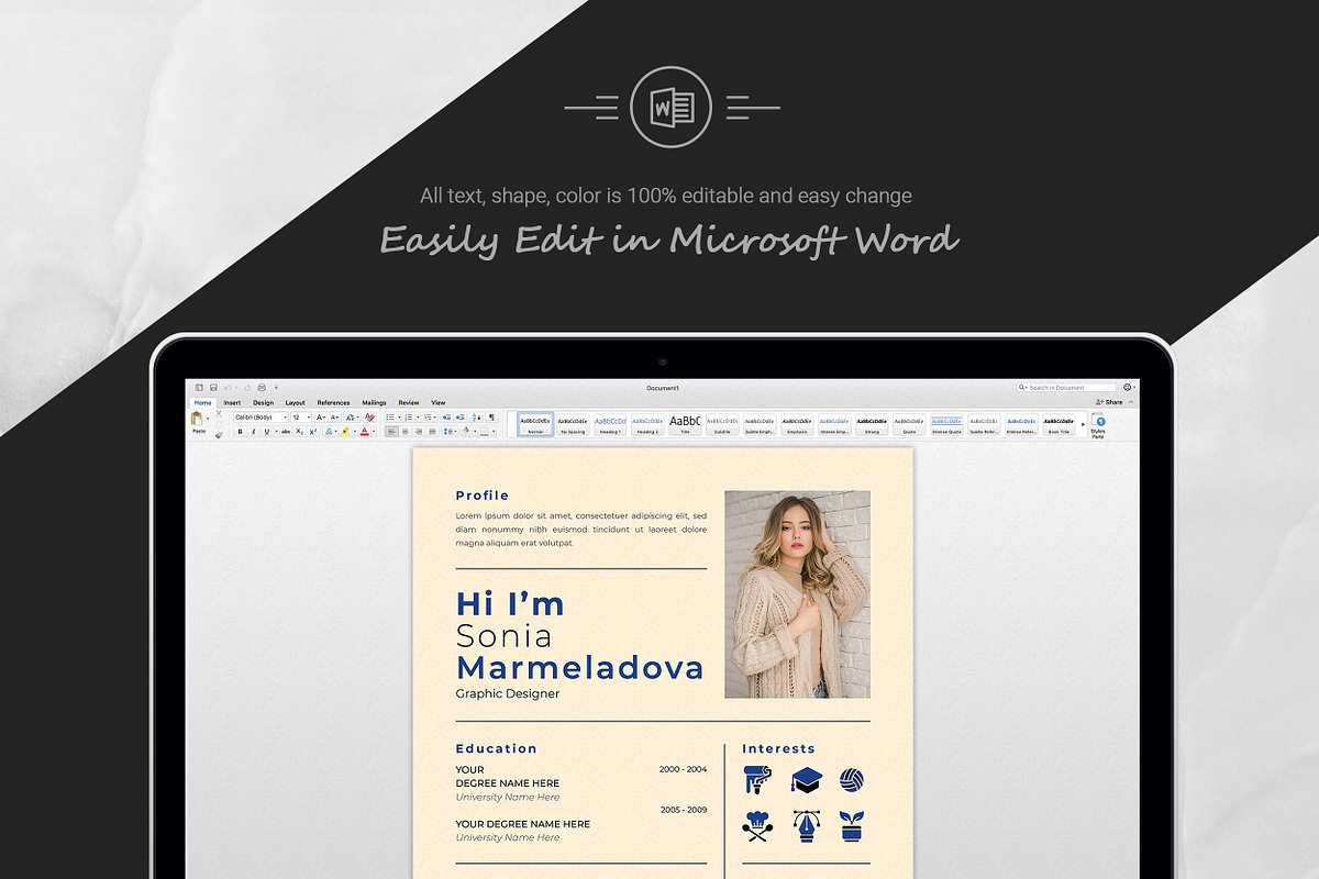 Executive Resume & Portfolio Bundle, a Resume Template by ResumeInventor (Photo 4 of 5)