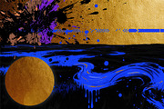 Royal Blue Gold Backgrounds, a Decorative Illustration by StockVerse Creative (Thumbnail 4 of 4)