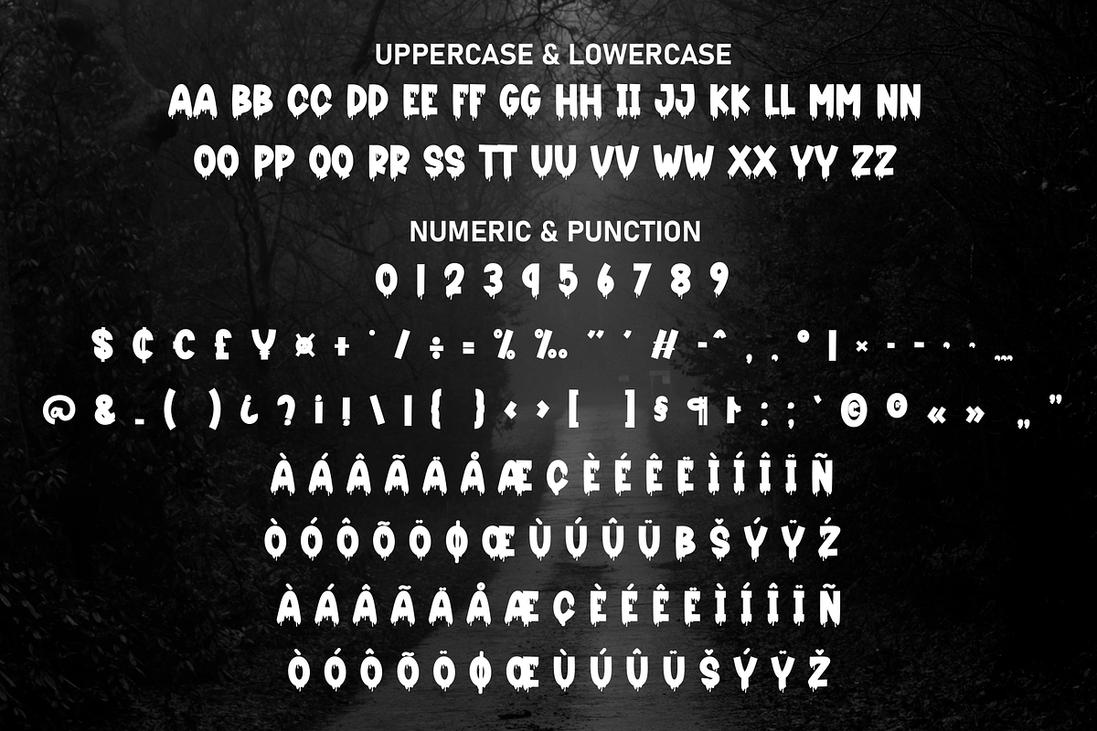 Dark Scary | Script Font, a Script Font by Scratchones (Photo 7 of 8)
