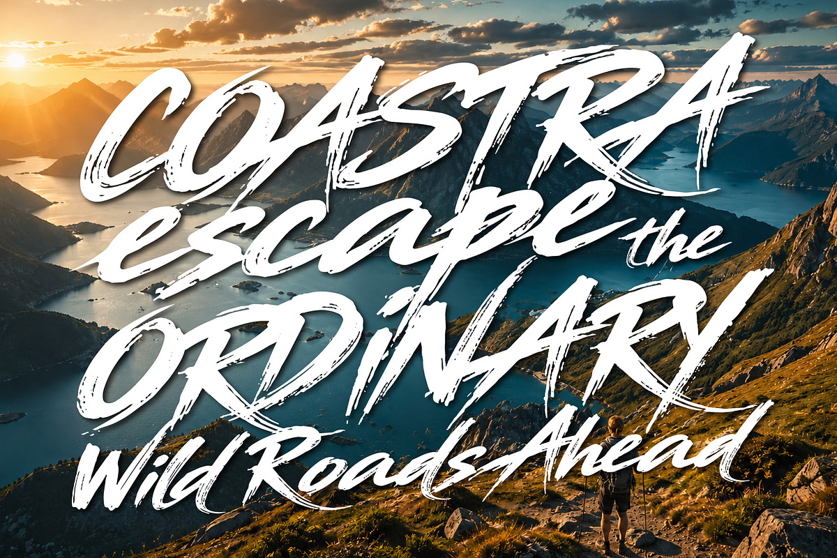 Coastra - Freedom to Roam, a Handwritten Font by HypeWorksCo (Photo 1 of 13)