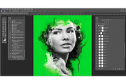 Soul Ink Mixed Media Portrait Action, an Action Add-On by MRI STUDIO (Thumbnail 5 of 18)