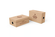 Kraft shoe box mockup, a Packaging Mockup by zphotographystudio (Thumbnail 2 of 11)