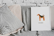 Adorable Dogs. Watercolor set., an Animal Illustration by Ola_Vola (Thumbnail 4 of 8)