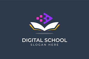 Digital School Logo Template