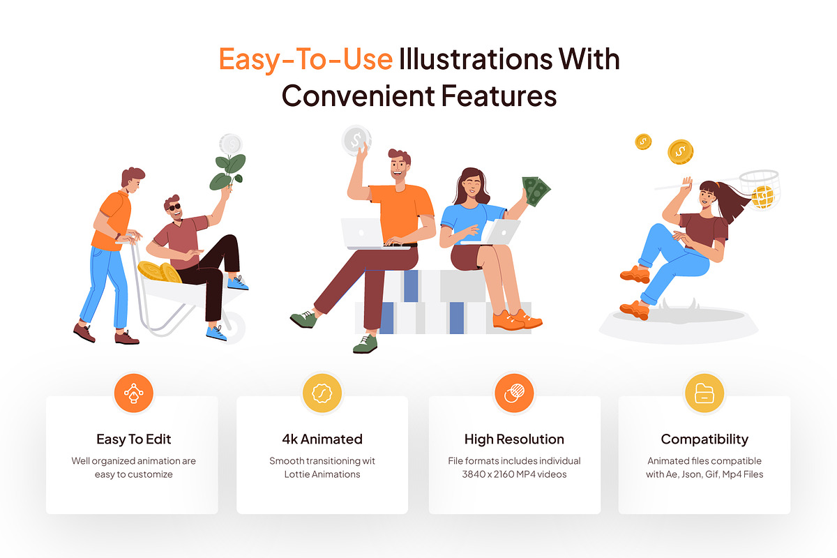 Crowdfunding Animated Illustration, an Object Illustration by Vectors Market (Photo 2 of 4)