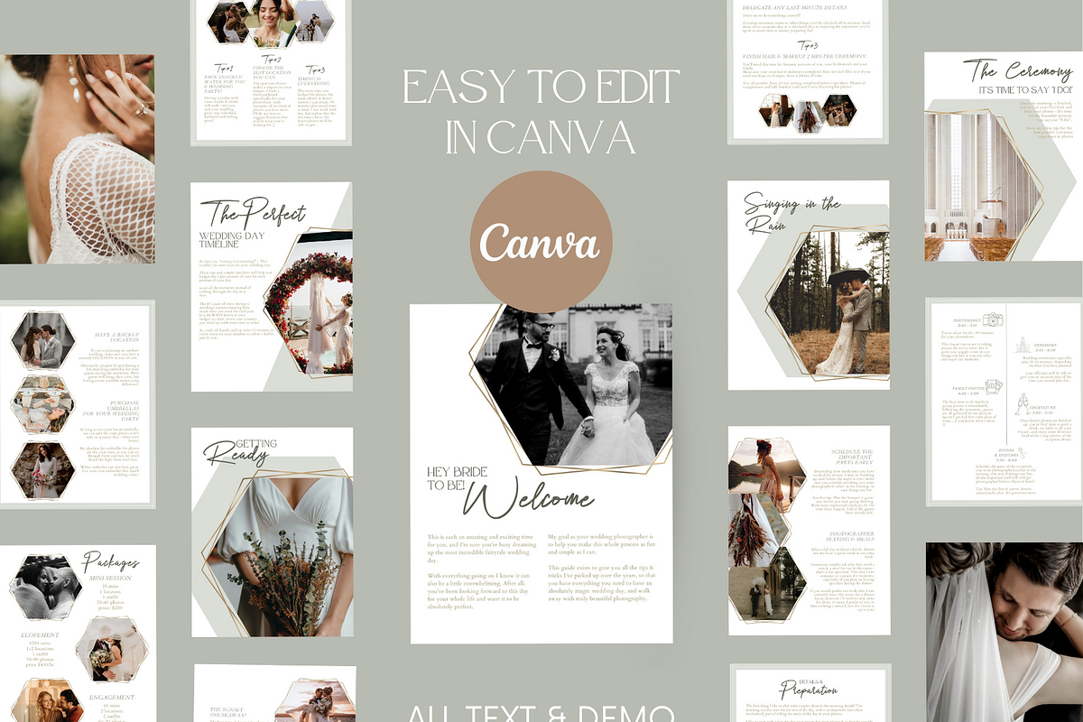 GOLD Bride Photography Client Guide, a Magazine Template by Signature Edits (Photo 7 of 10)