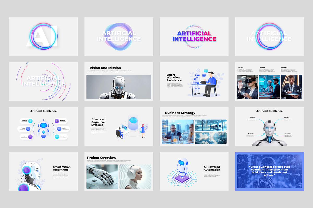 Artificial Intelligence Presentation, a Presentation Template by Abert (Photo 7 of 11)