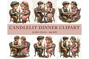 Candlelit Dinner JPG, a Person Illustration by Memories By Lea (Thumbnail 4 of 7)