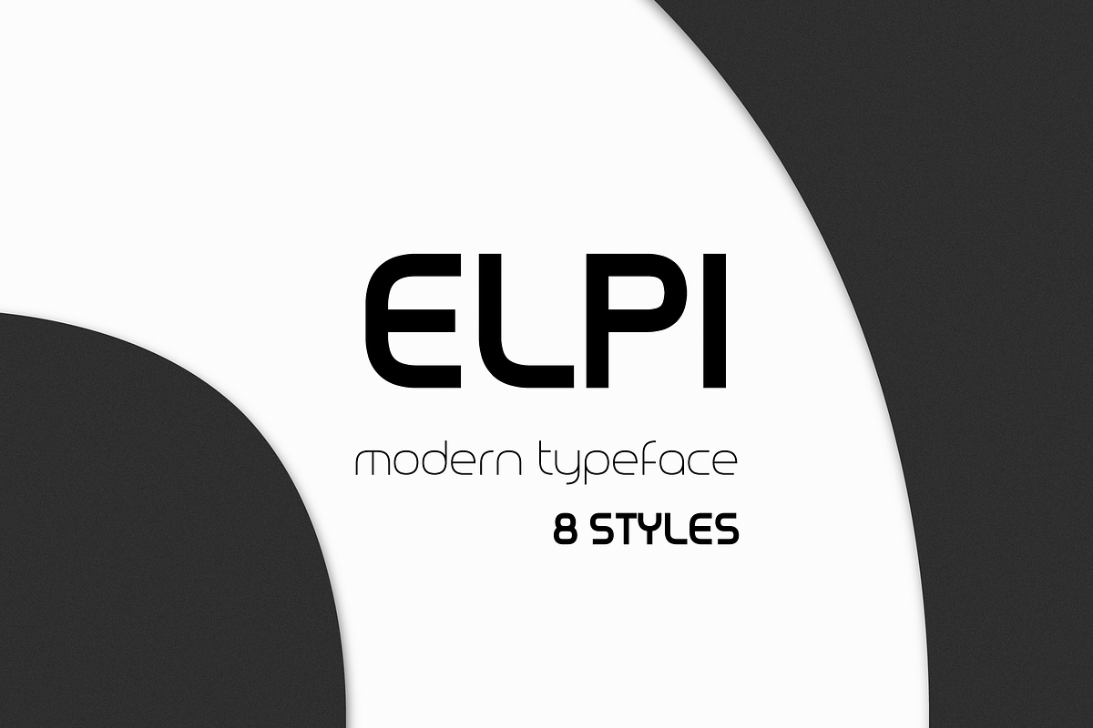 Elpi - Modern Typeface, a Sans Serif Font by RudenkoArts (Photo 1 of 10)
