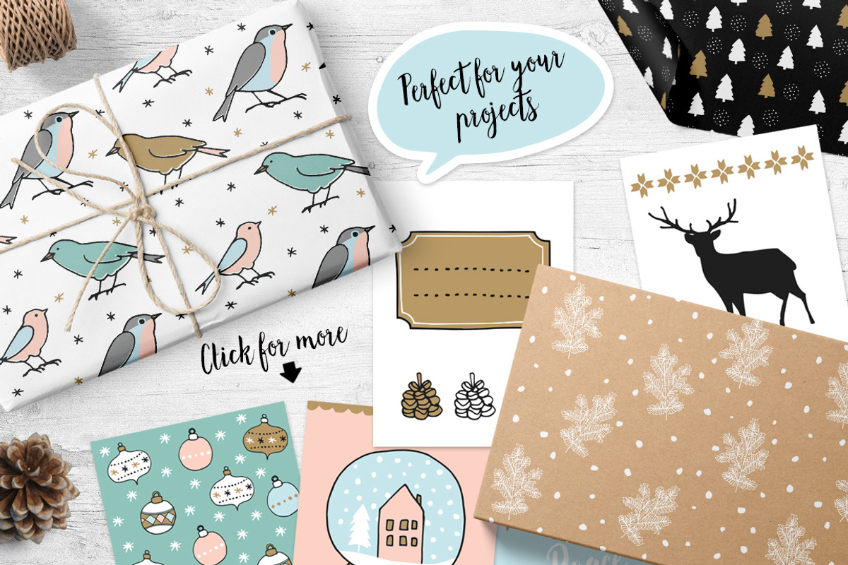 150+ Nordic Christmas set, a Decorative Illustration by Tabita's shop (Photo 2 of 8)