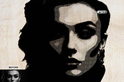 Woodcut Engraving Shadow Reactor FX, an Action Add-On by Studio Retouch (Thumbnail 7 of 10)