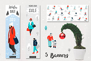 Christmas & Winter Prints & Patterns, a Person Illustration by Dasha_D (Thumbnail 4 of 5)