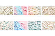 Textures in a Creamy and Abstract Ma, a Texture Illustration by VetalStock (Thumbnail 2 of 3)