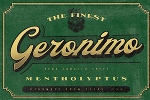 Fathers - Vintage Old Lettering Font