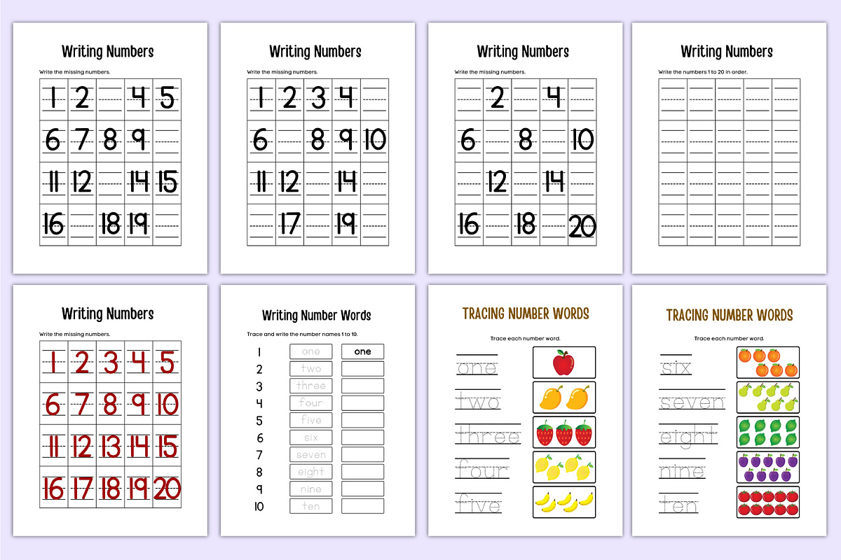 Math Activity Book for Kids Canva