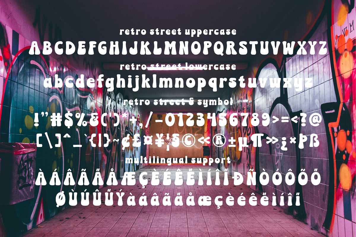 Retro Street - Graffiti Font, a Handwritten Font by Keithzo (Photo 5 of 5)