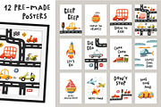 Kids transport collection, a Graphic by Murvin (Thumbnail 7 of 15)