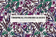 Hand-drawn Tropical Flower Patterns, a Pattern Graphic by ASTUDIO (Thumbnail 5 of 7)
