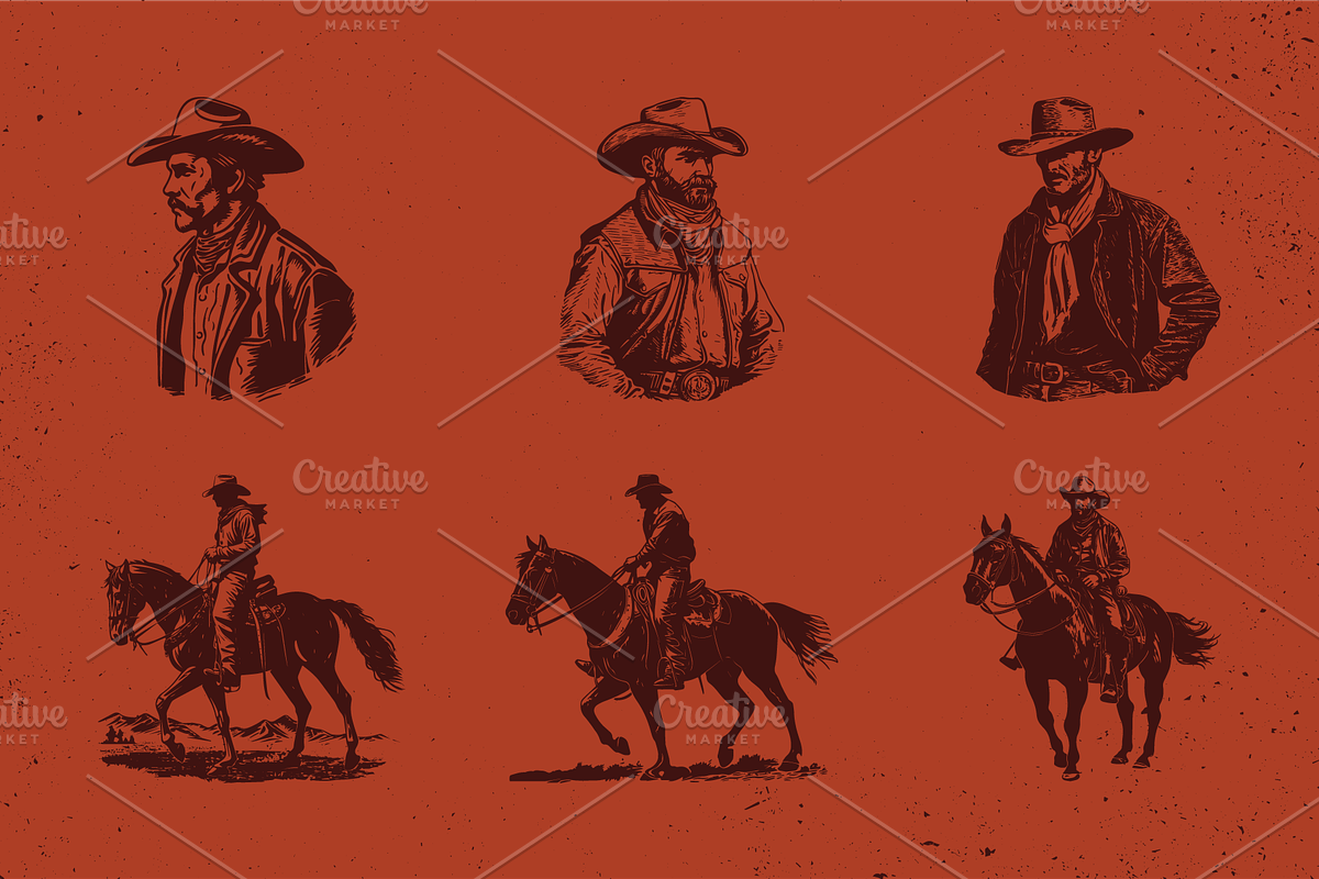 33 Western Illustrations, an Object Illustration by Zengi (Photo 6 of 7)