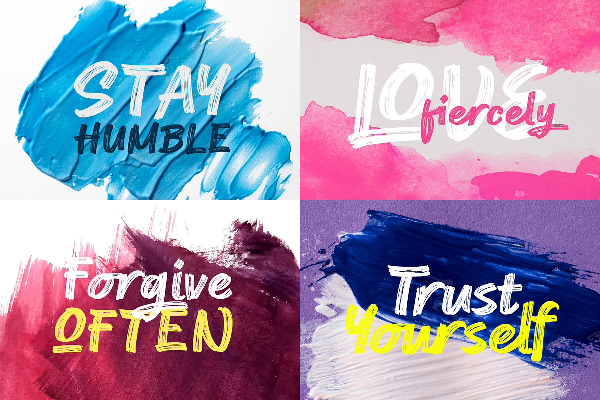 Lemon Brush | Handwritten Brush Font, a Handwritten Font by Namela Studio (Photo 8 of 9)