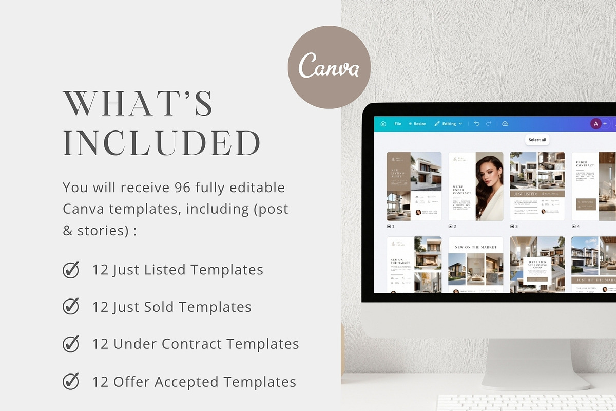 Real Estate Instagram Content Kit, a Social Media Template by Instprofi | Studio Estimo (Photo 21 of 37)