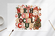Christmas Ghost Snowman Social Club, a Seasonal Illustration by Canvas Craft (Thumbnail 6 of 6)