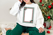 Coquette Christmas Frame Sublimation, an Illustration by Canvas Craft (Thumbnail 5 of 5)