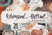 Procreate Brushes Abstract Whimsical, a Brush Add-On by Li Zamperini (Thumbnail 1 of 12)