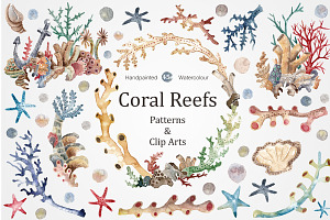 Coral Reefs watercolour set