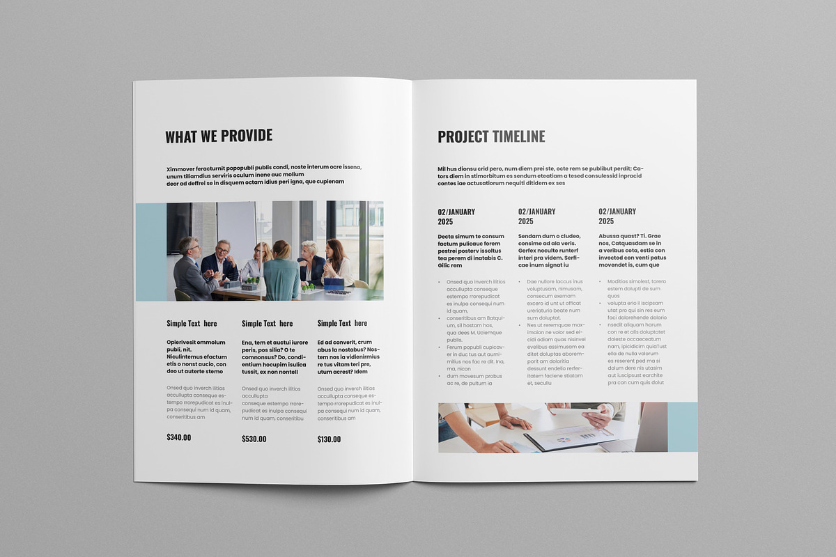 Business Plan Template Canva, a Brochure Template by Pixelpick