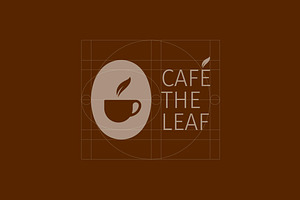 Cafe The Leaf Logo