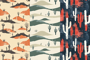 8 Desert Nomad Seamless Patterns