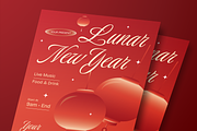 Gradient Lunar New Year Flyer Set, a Flyer Template by Annora Studio (Thumbnail 3 of 6)