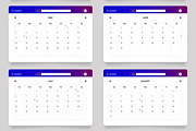 Web Ui Calendar 2025, an UI Kit Template by ContestDesign (Thumbnail 3 of 4)
