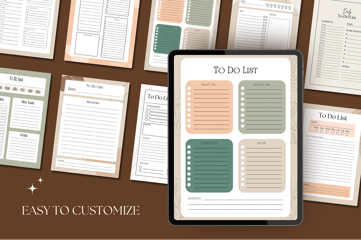 10 Elegant Planners Templates, a Templates & Theme by TemplateCastleStore (Photo 3 of 10)