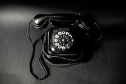black rotary telephone vintage call, an Arts & Entertainment Photo by VetalStock (Thumbnail 3 of 5)