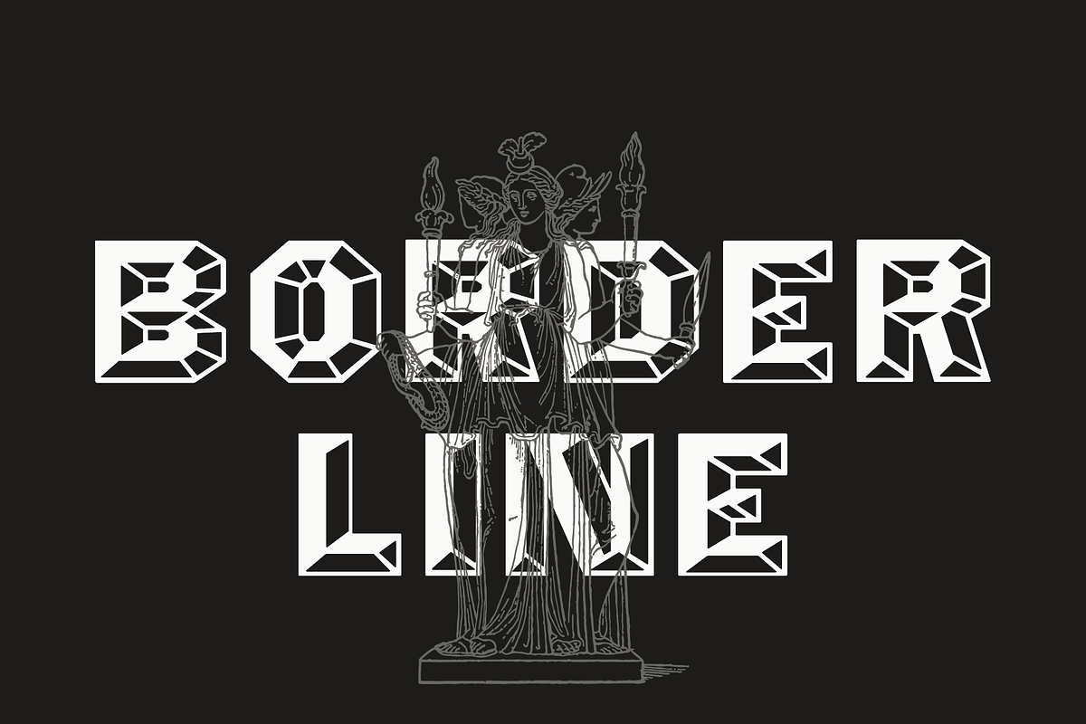 Borderline, a Font by Pale Horse (Photo 2 of 6)
