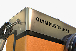 Olympis Trip 35 Camera PBR Low Poly